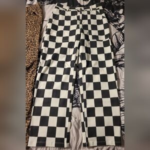 P&Co Fatigue Black checkered pants